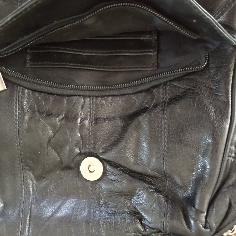 SMALL LEATHER BACKPACK - Picture 3 of 16